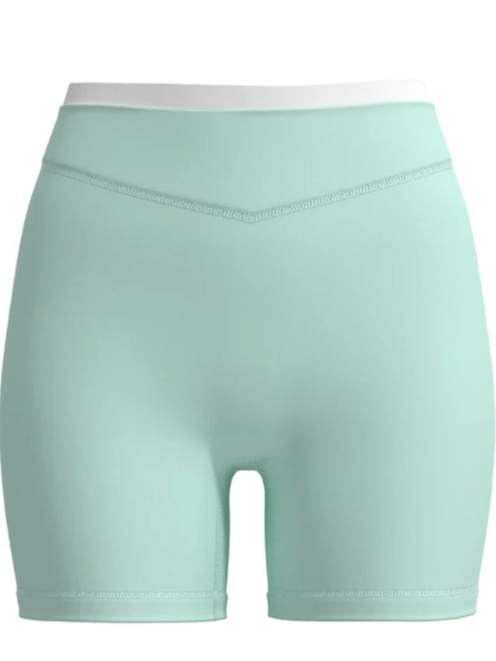 Liaison the Label Layered Sculpt Short V2 - Aqua & White